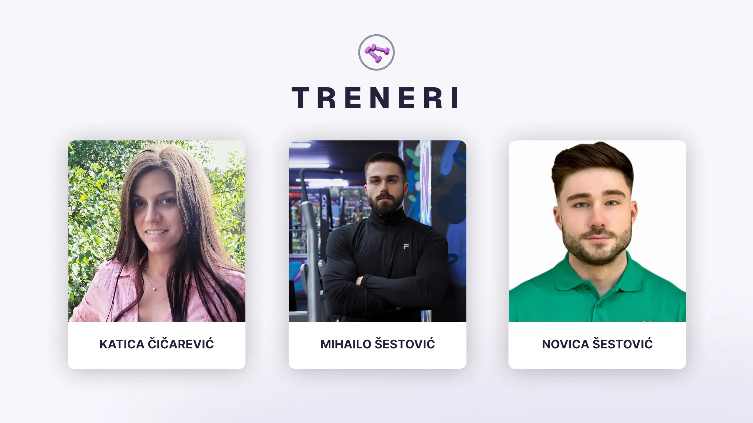 Tim trenera trenutno čine: