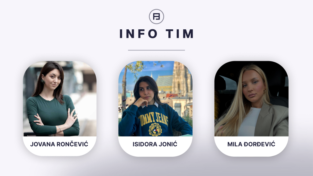 Trenutno Info tim čine: