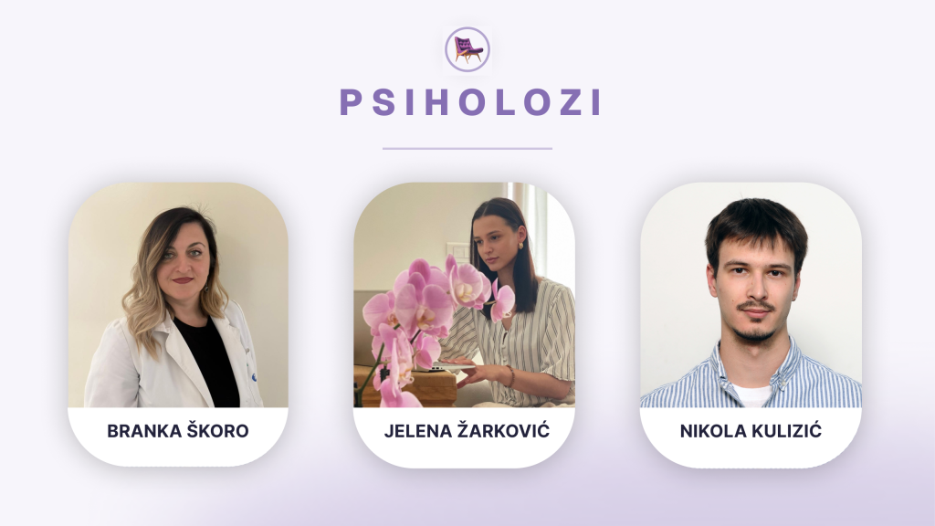 Tim psihologa trenutno čine: